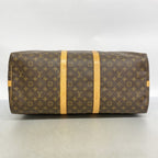 Louis Vuitton Boston Bag Monogram Keepall Bandouliere 55 Brown — view 3