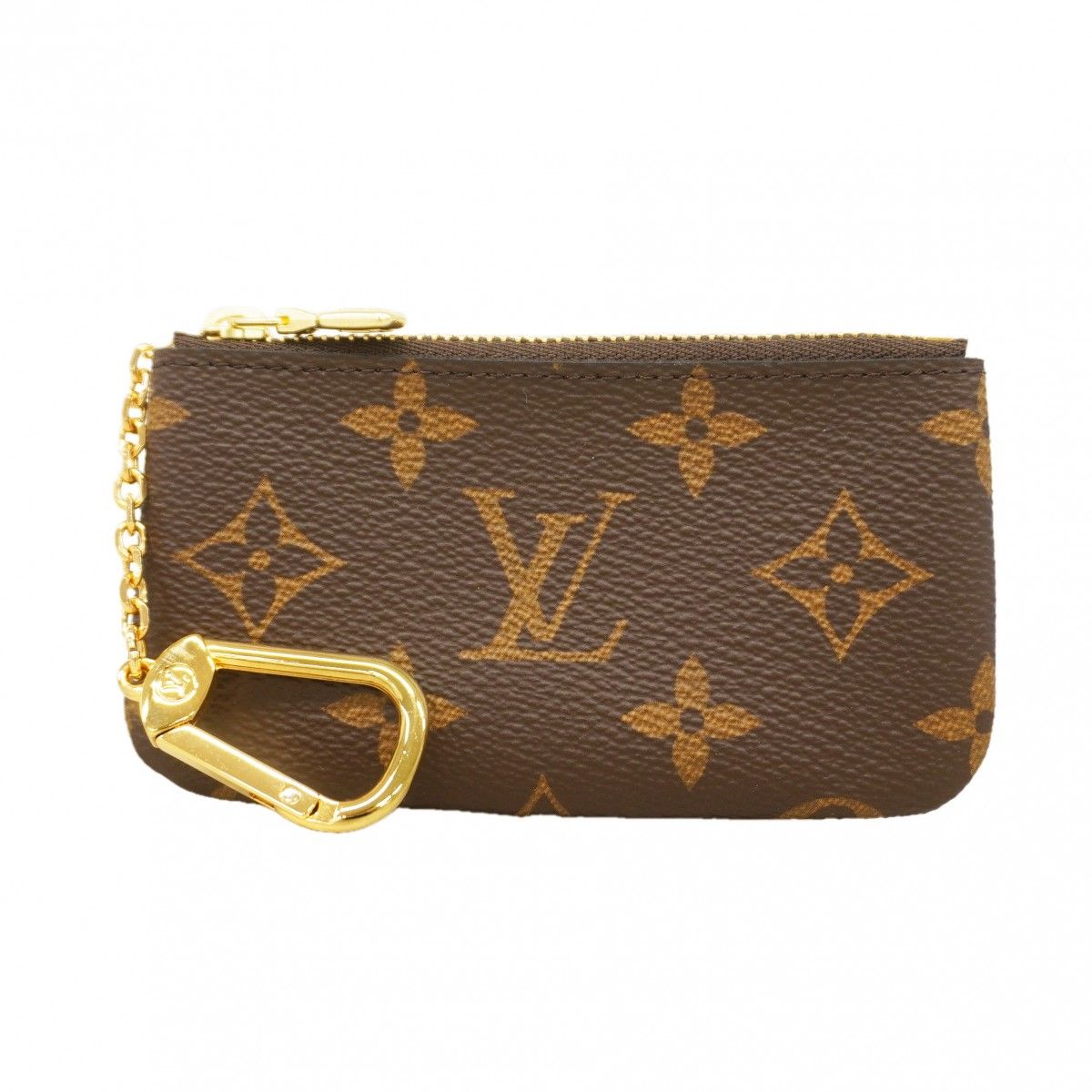 Louis Vuitton Coin Case Monogram Pochette Cles Brown