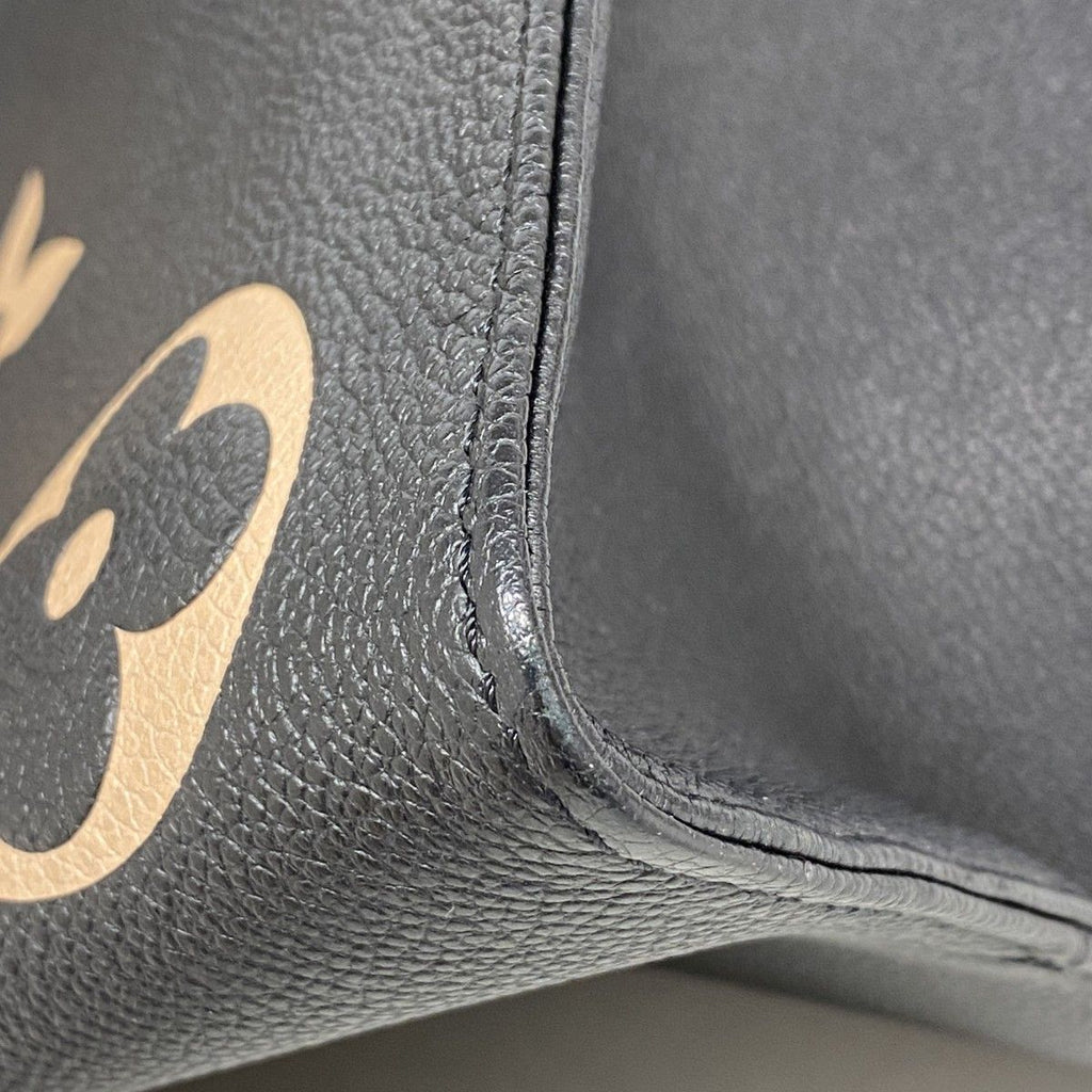 Louis Vuitton Tote Monogram Empreinte Bicolor On The Go MM Black Beige 2-Way — view 6