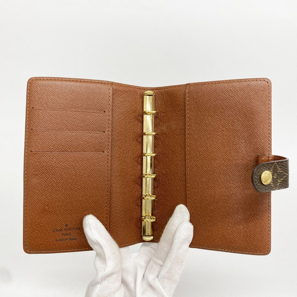 Louis Vuitton Notebook Cover Monogram Agenda PM Brown — view 3