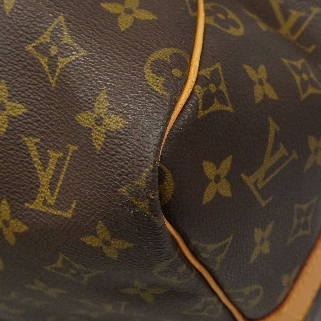 Louis Vuitton Boston Bag Monogram Keepall Bandouliere 55 Brown — view 7