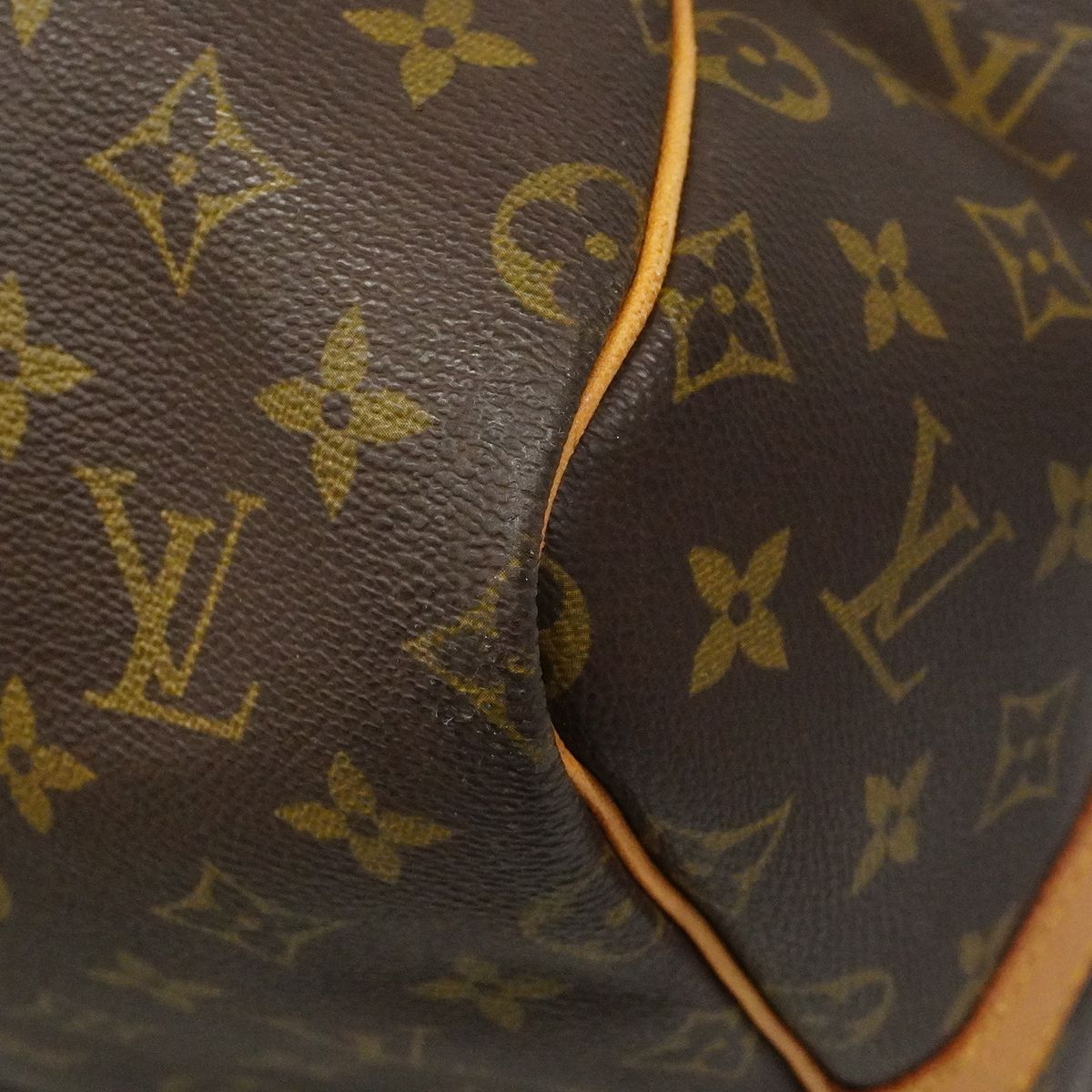 Louis Vuitton Boston Bag Monogram Keepall Bandouliere 55 Brown — view 7