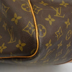 Louis Vuitton Boston Bag Monogram Keepall Bandouliere 55 Brown — view 6