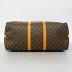 Louis Vuitton Boston Bag Monogram Keepall Bandouliere 55 Brown — view 3