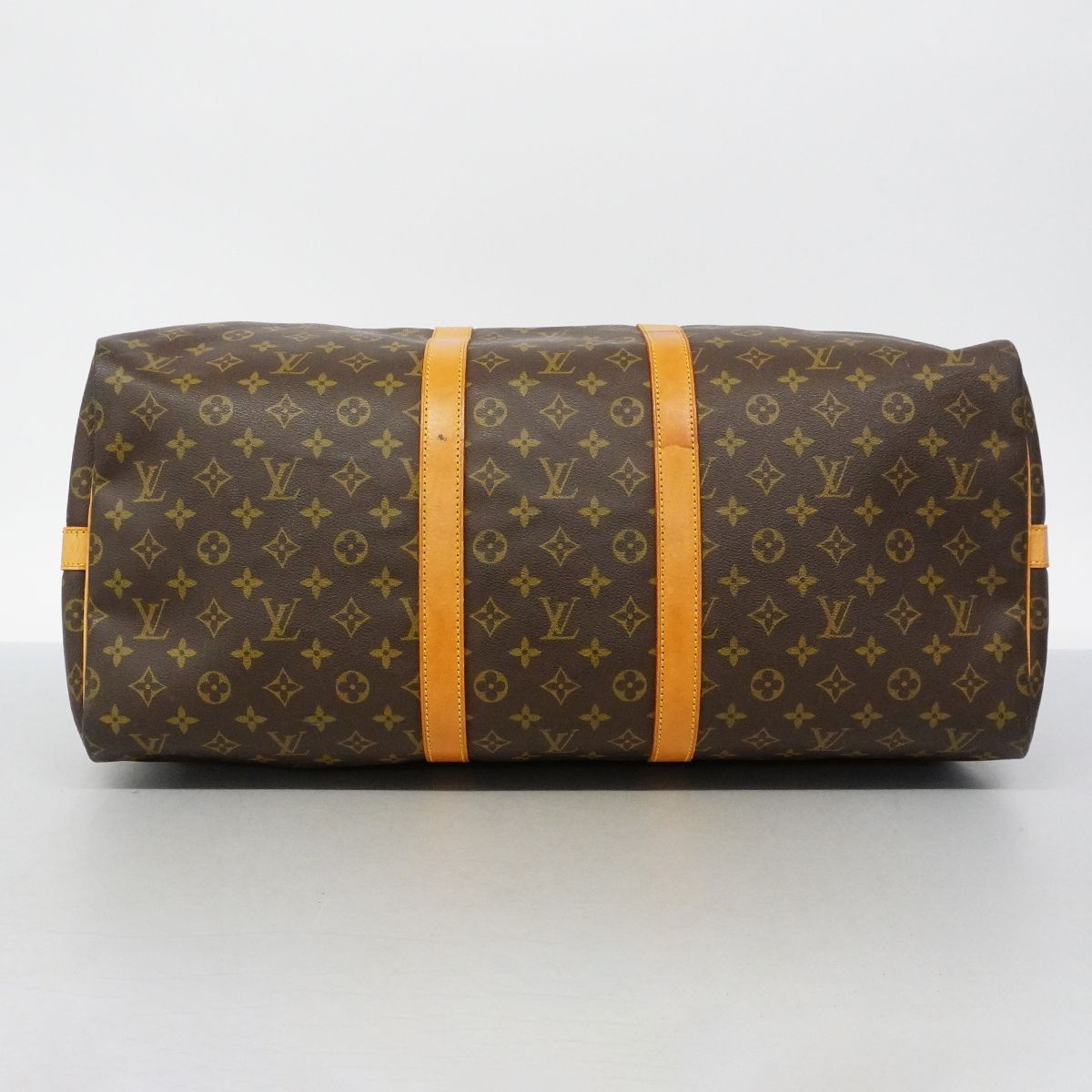 Louis Vuitton Boston Bag Monogram Keepall Bandouliere 55 Brown — view 3