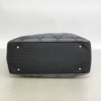 Chanel Tote Paris Biarritz Canvas Black Silver — view 3