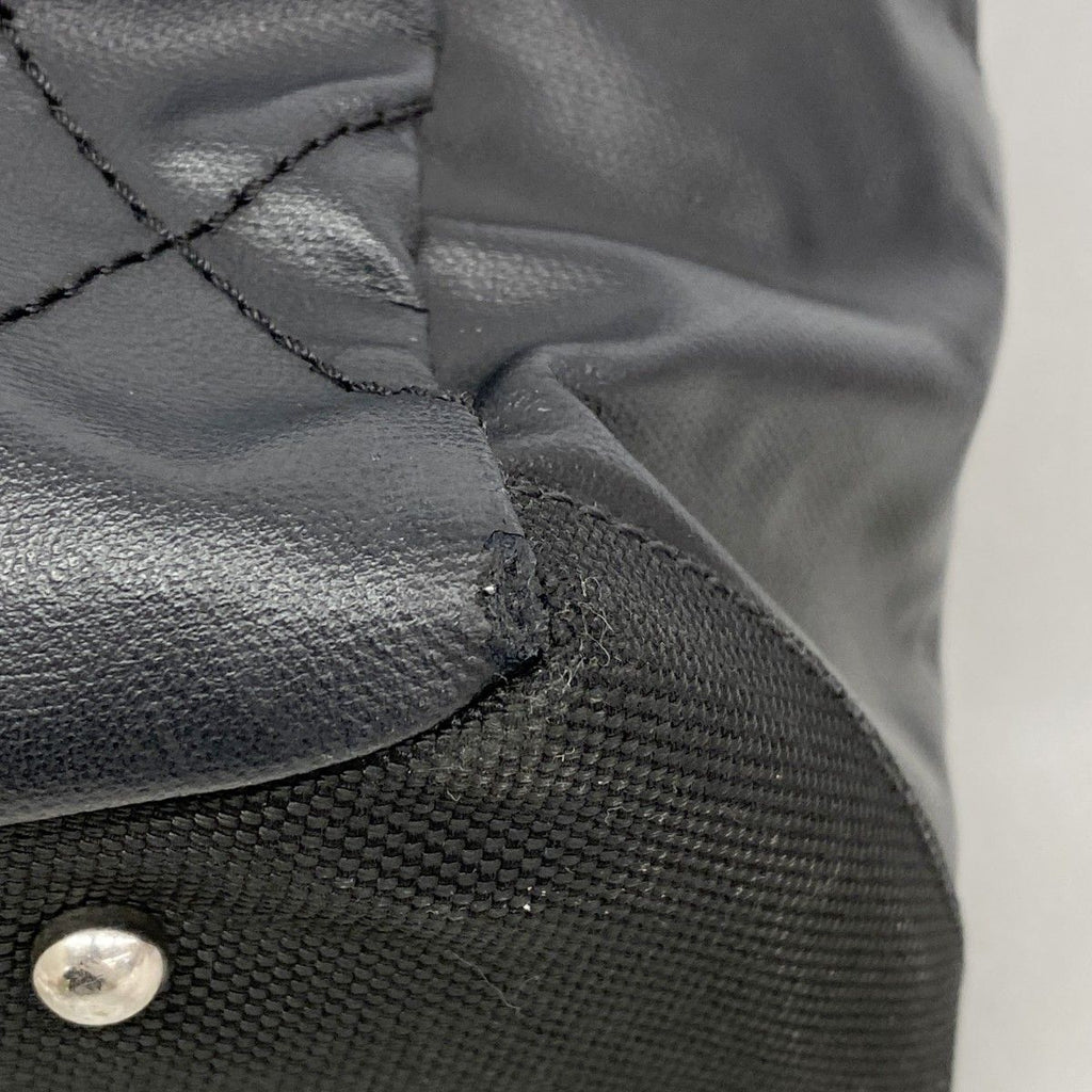Chanel Tote Paris Biarritz Canvas Black Silver — view 6