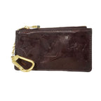 Louis Vuitton Coin Case Vernis Pochette Cles Amaranto
