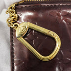 Louis Vuitton Coin Case Vernis Pochette Cles Amaranto — view 9