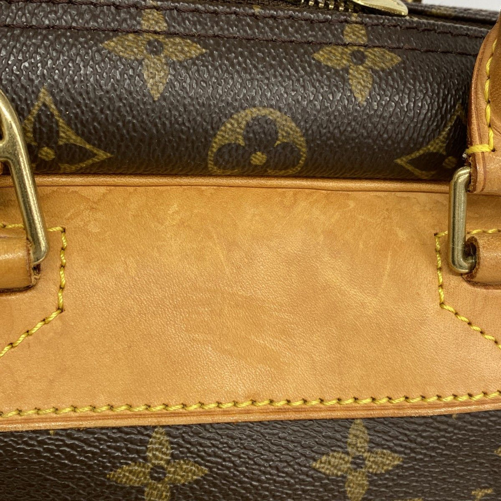 Louis Vuitton Handbag Monogram Deauville Brown — view 8