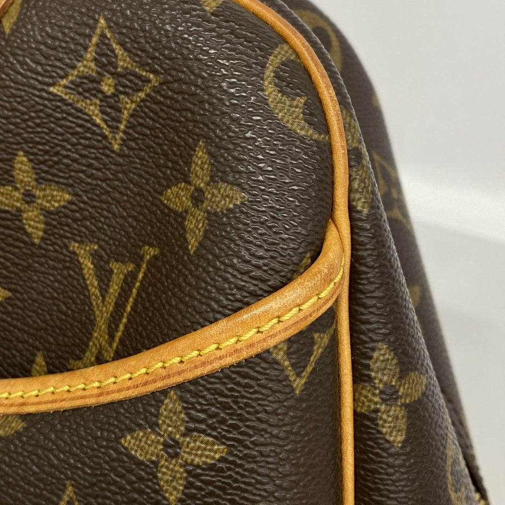 Louis Vuitton Handbag Monogram Deauville Brown — view 7