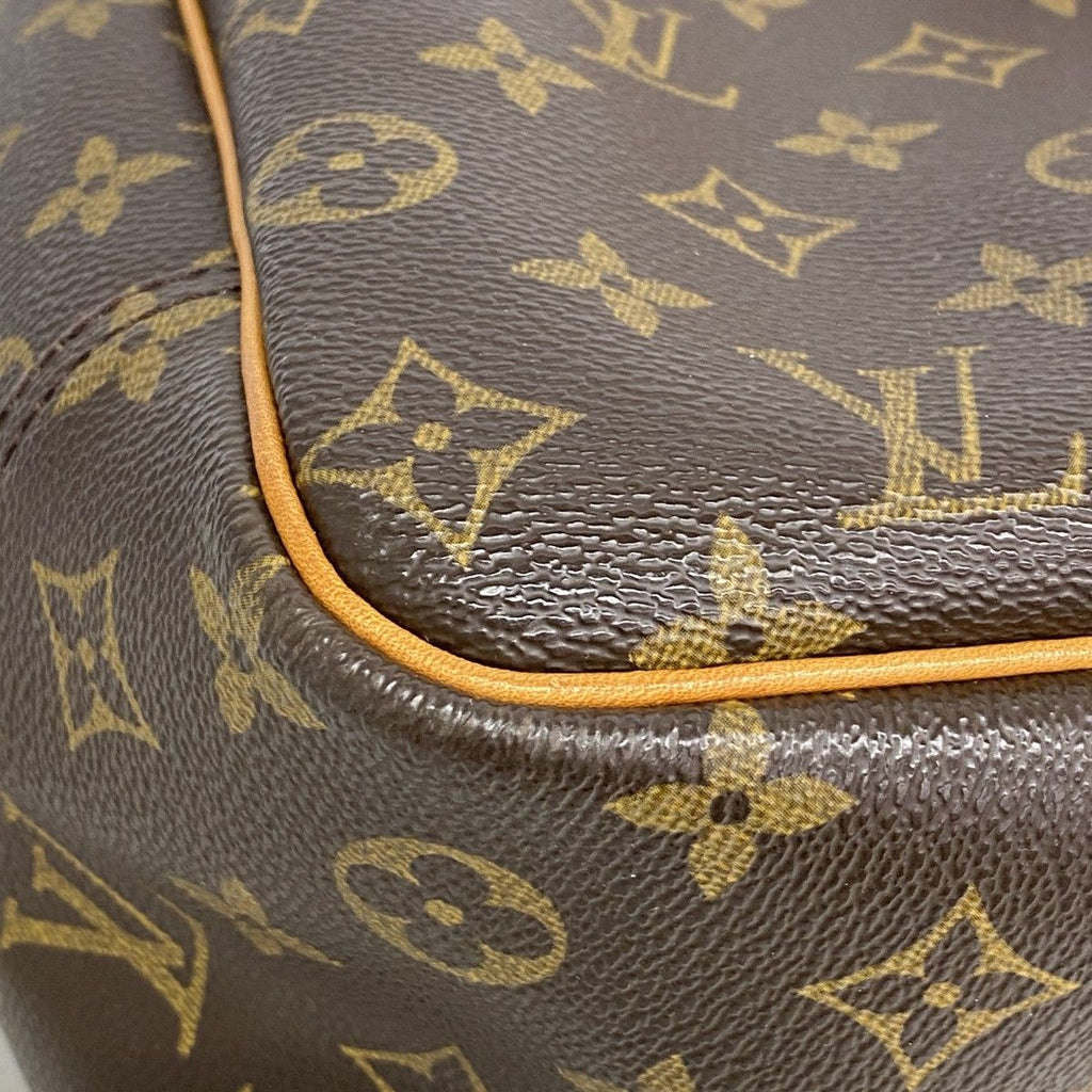 Louis Vuitton Handbag Monogram Deauville Brown — view 6