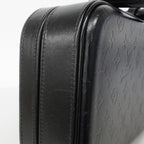 Louis Vuitton Handbag Monogram Glace Leather Valisette PM Noir — view 7