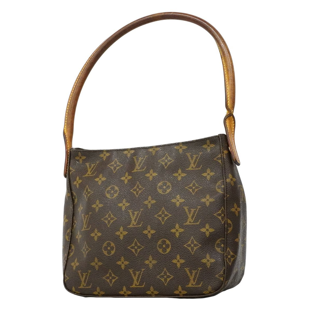 Louis Vuitton Shoulder Bag Monogram Looping MM Brown