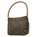 Louis Vuitton Shoulder Bag Monogram Looping MM Brown
