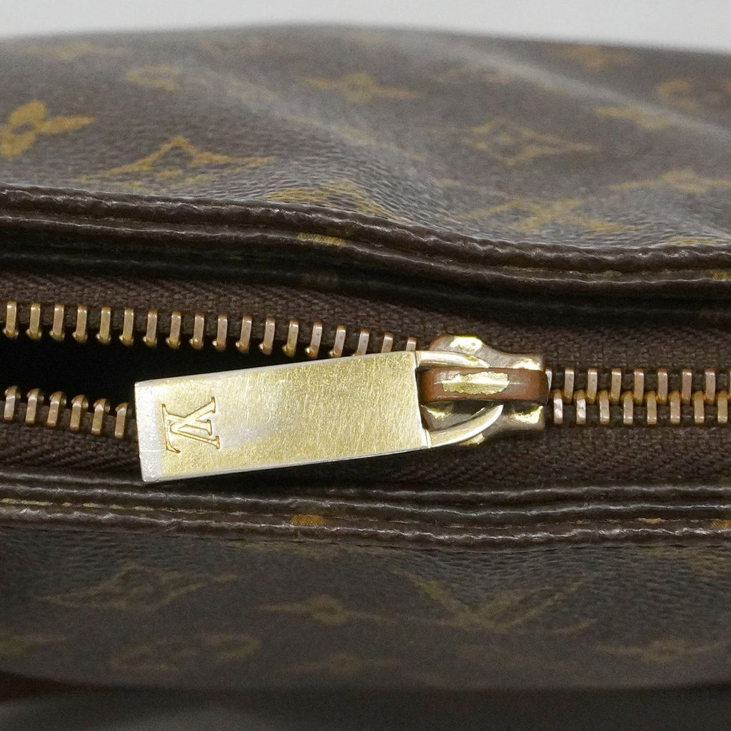 Louis Vuitton Shoulder Bag Monogram Looping MM Brown — view 9