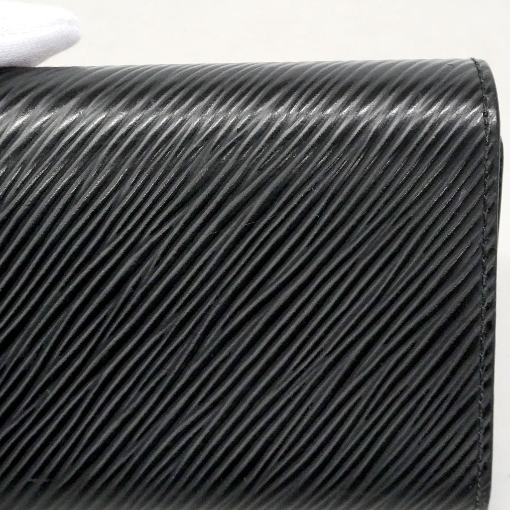 Louis Vuitton Trifold Wallet Epi Portefeuille Twist Compact XS Noir — view 8