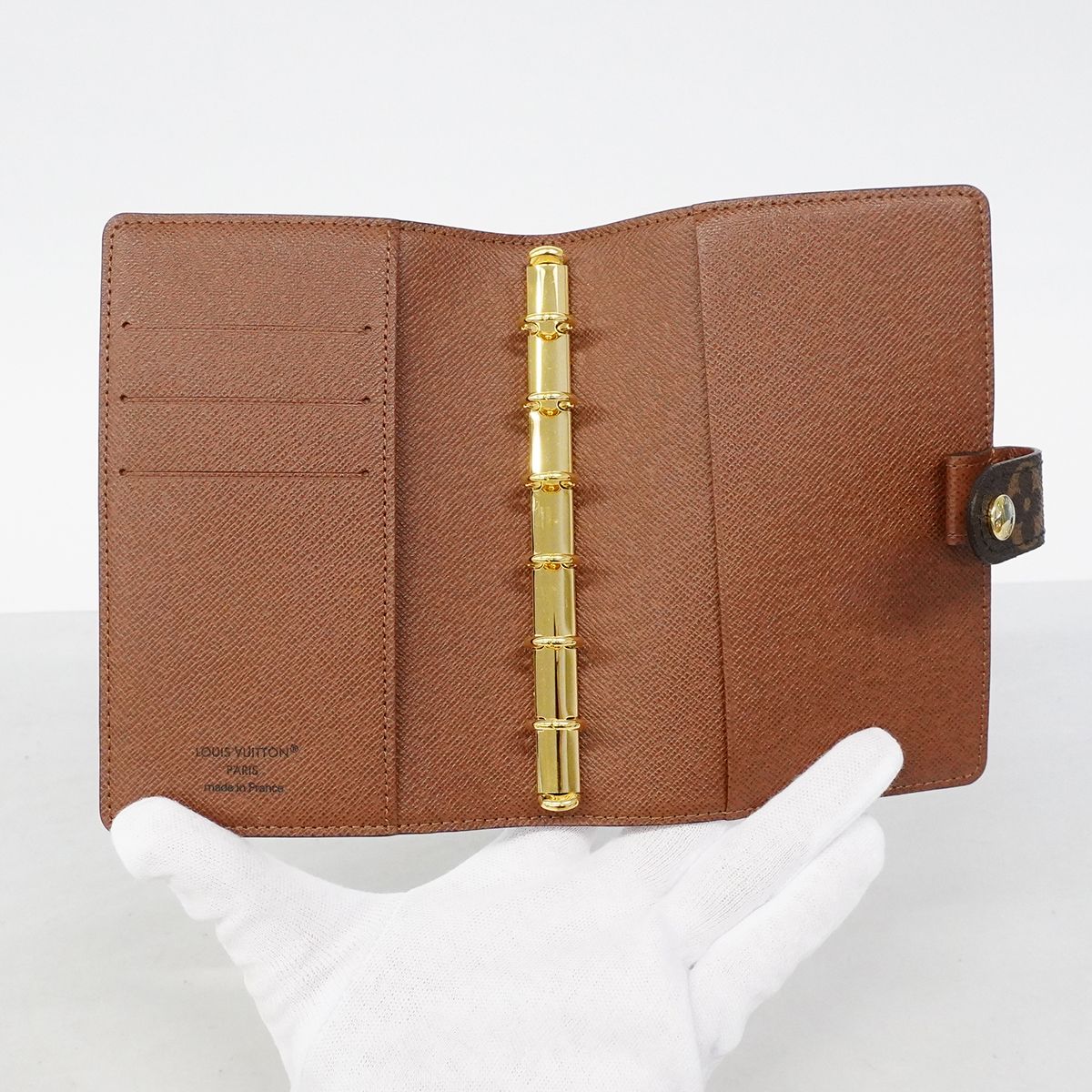 Louis Vuitton Notebook Cover Monogram Agenda PM Brown — view 4