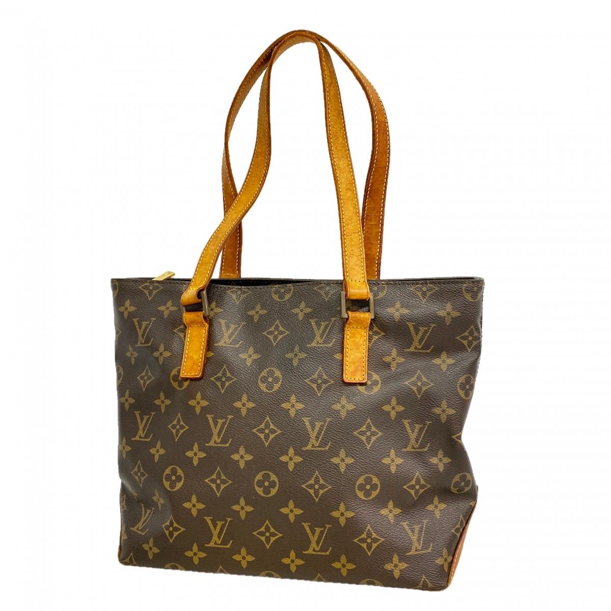 Louis Vuitton Shoulder Bag Monogram Cabas Piano Brown