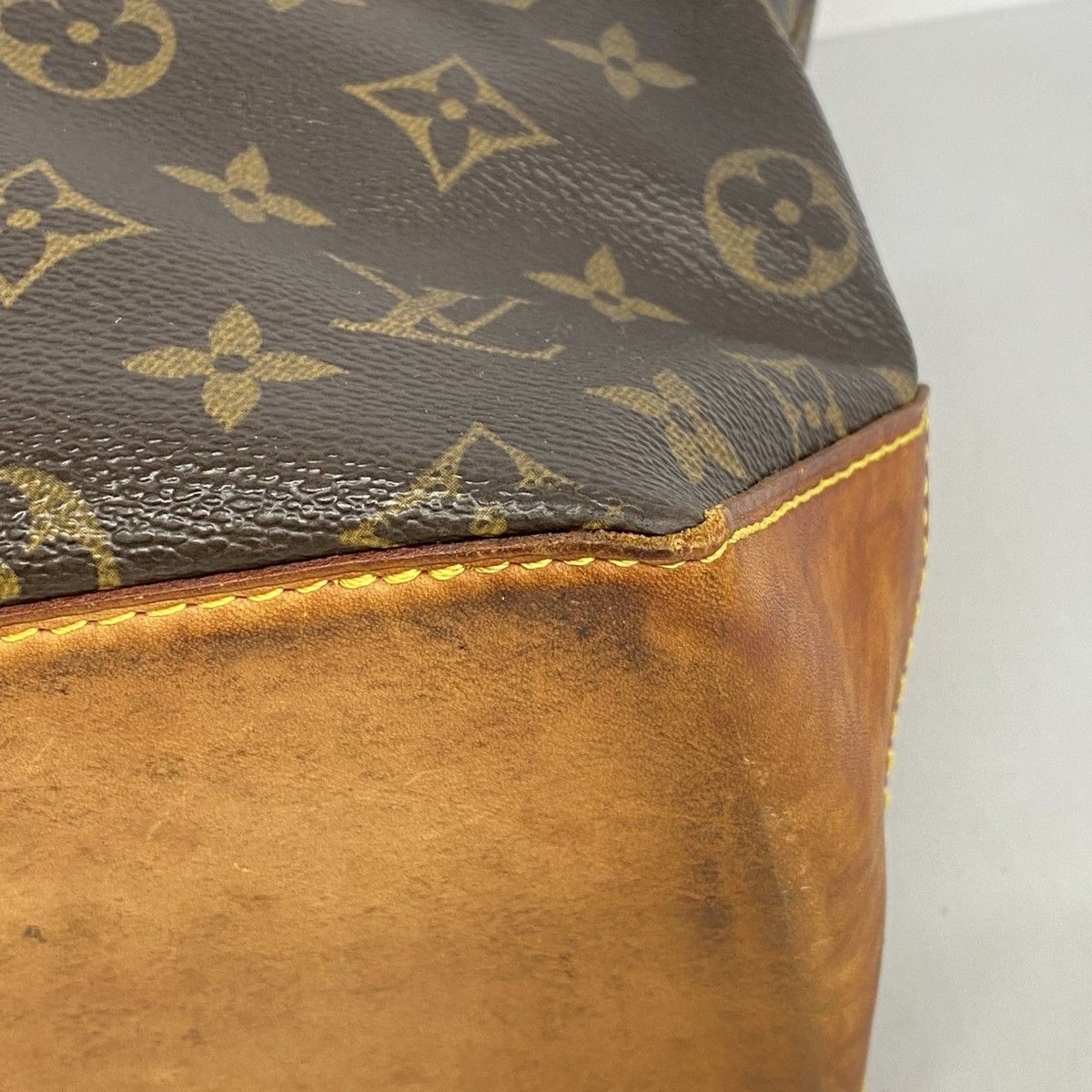Louis Vuitton Shoulder Bag Monogram Cabas Piano Brown — view 6