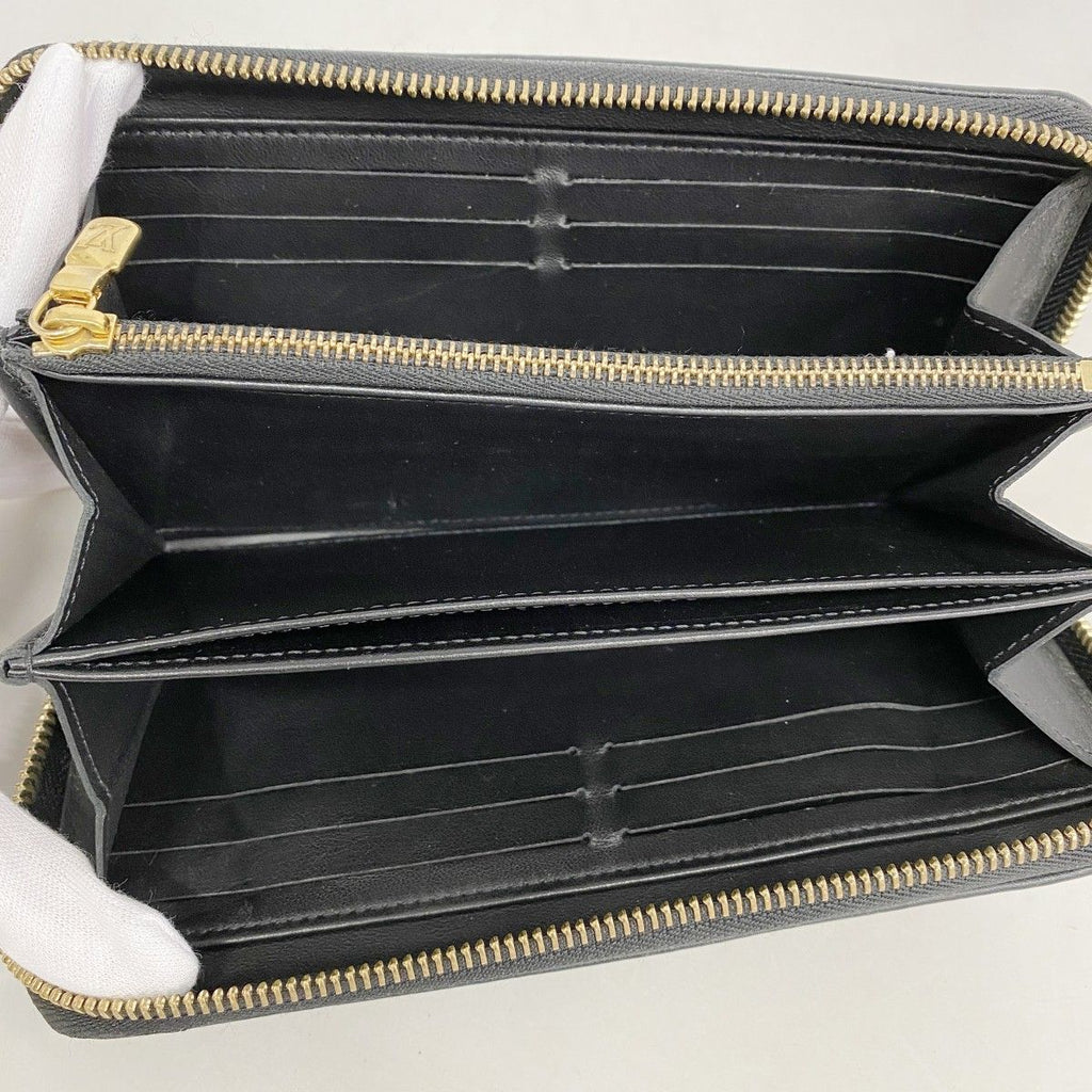 Louis Vuitton Wallet Monogram Embossed Cousin Zippy Noir — view 3