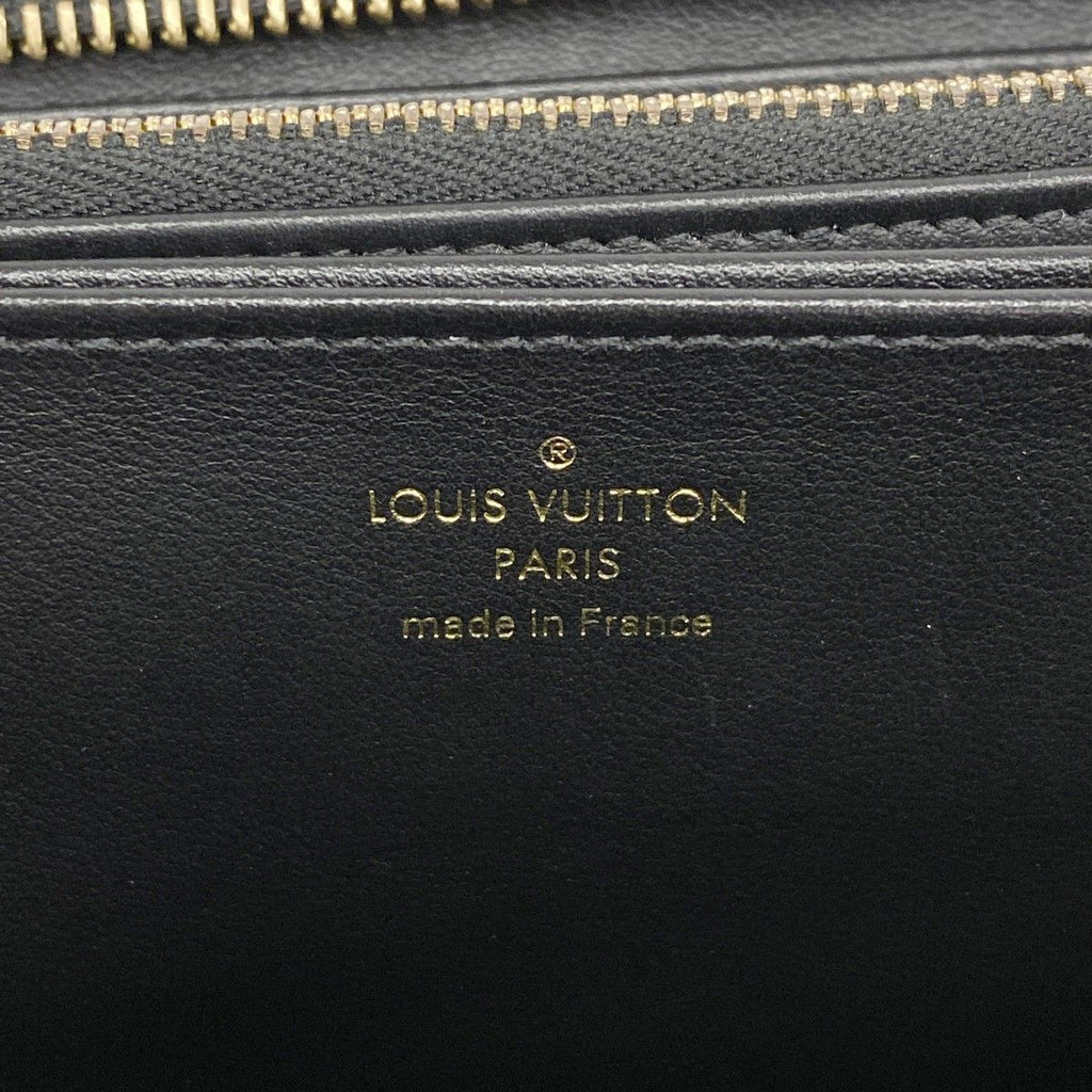 Louis Vuitton Wallet Monogram Embossed Cousin Zippy Noir — view 4