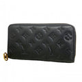 Louis Vuitton Wallet Monogram Embossed Cousin Zippy Noir