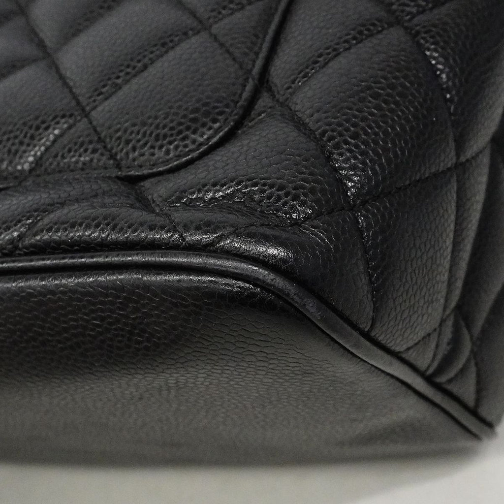 Chanel Tote Reissue Caviar Leather Black Gold — view 6
