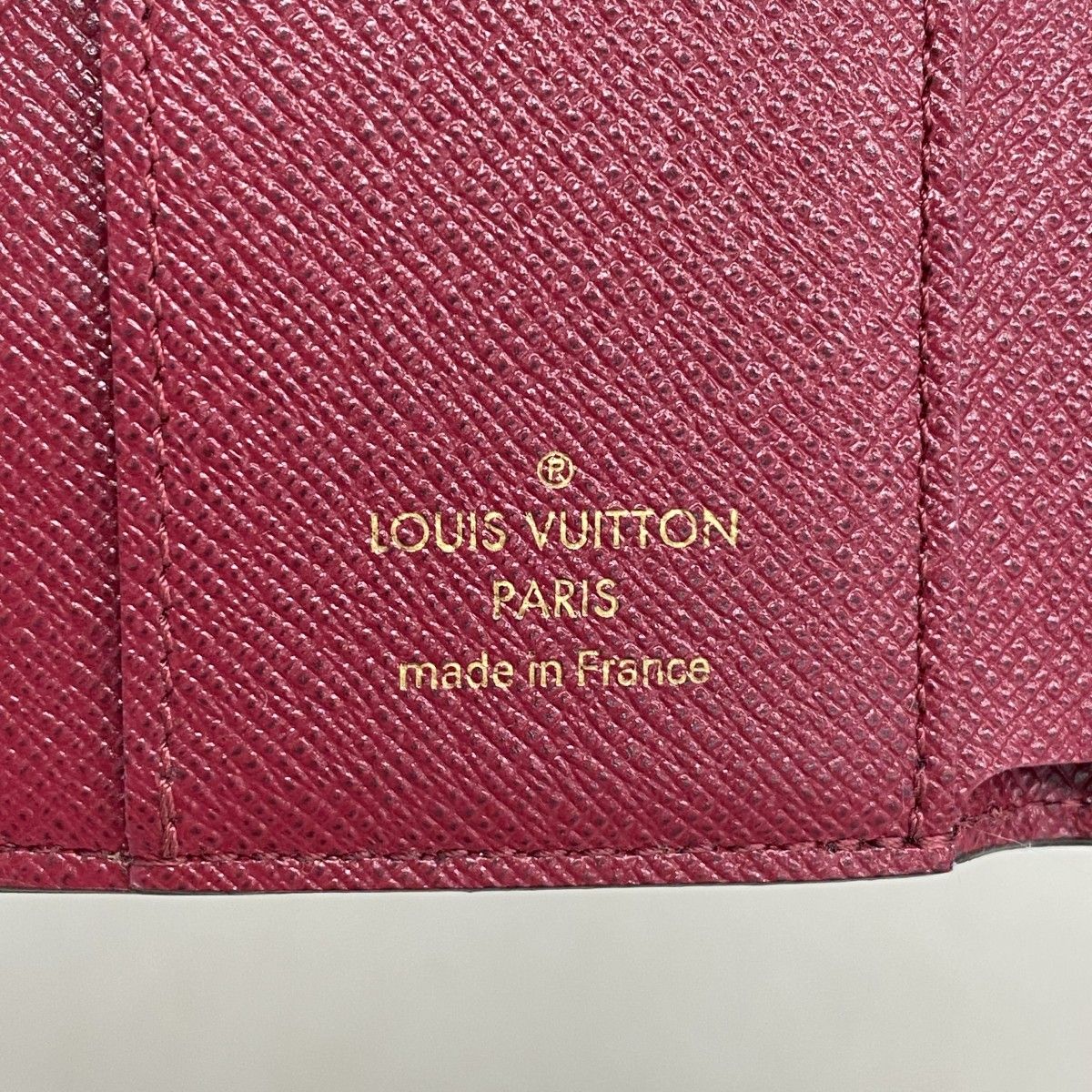 Louis Vuitton Trifold Wallet Monogram Portefeuille Zoe Brown Fuchsia — view 4