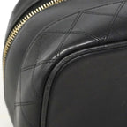 Chanel Vanity Bag Bicolor Lambskin Black Gold — view 6