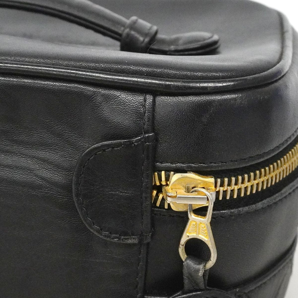 Chanel Vanity Bag Bicolor Lambskin Black Gold — view 9