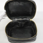 Chanel Vanity Bag Bicolor Lambskin Black Gold — view 4