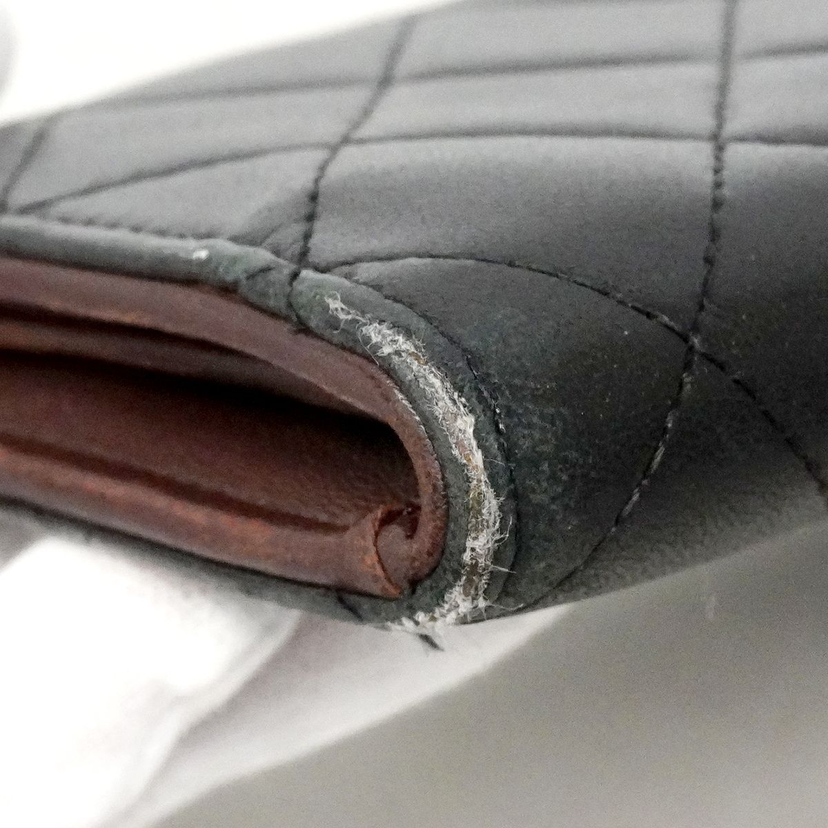 Chanel Wallet Quilted Lambskin Black Silver — view 7
