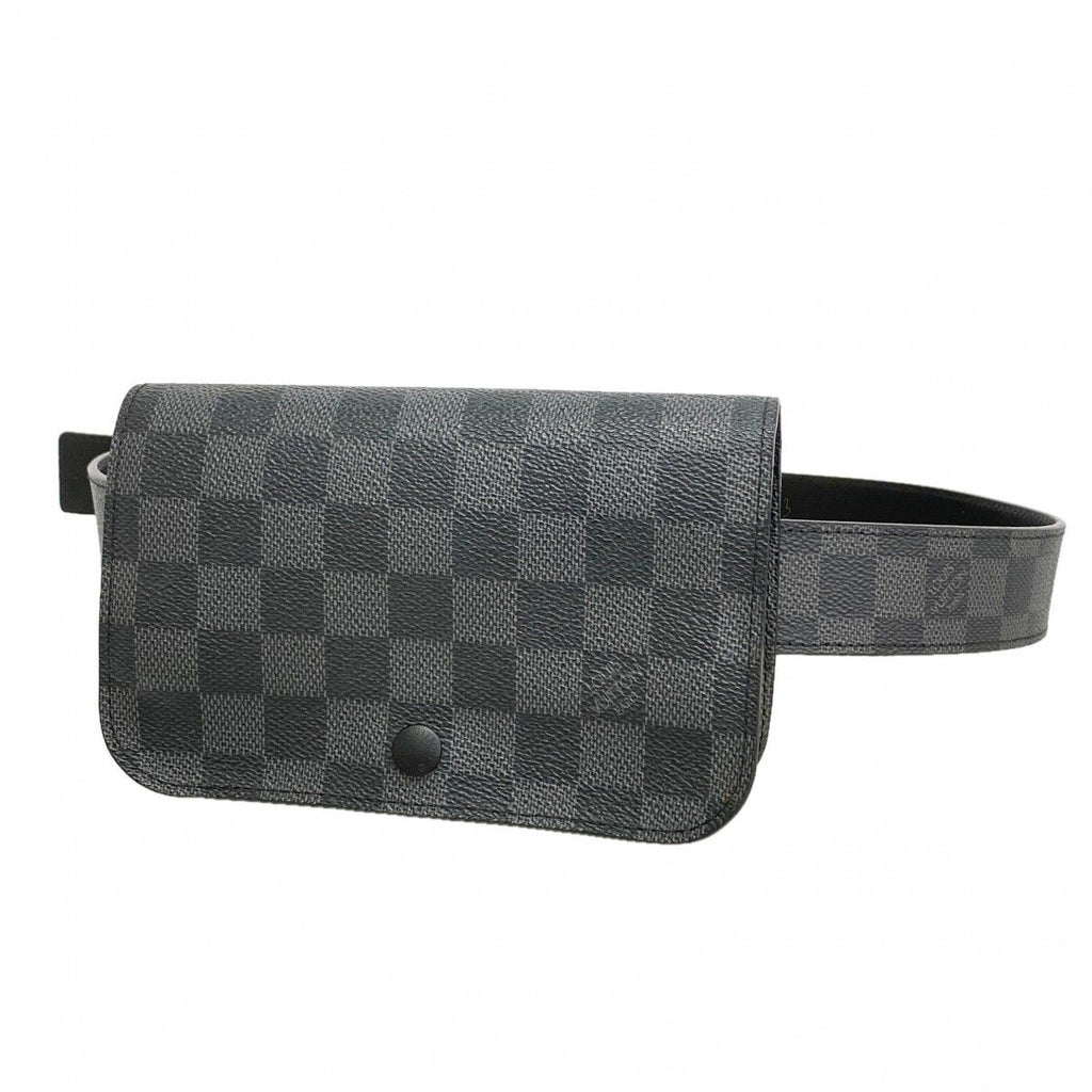 Louis Vuitton Waist Bag Damier Graphite Ceinture Pochette Homme Black
