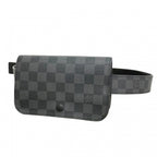 Louis Vuitton Waist Bag Damier Graphite Ceinture Pochette Homme Black