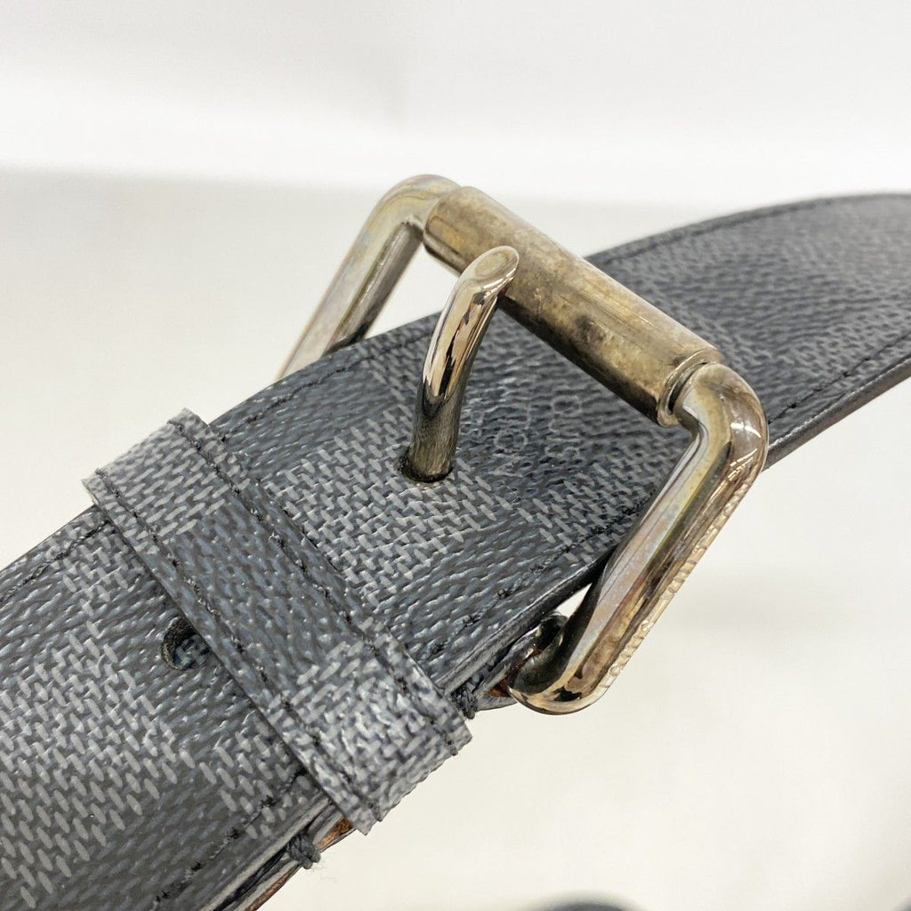 Louis Vuitton Waist Bag Damier Graphite Ceinture Pochette Homme Black — view 9