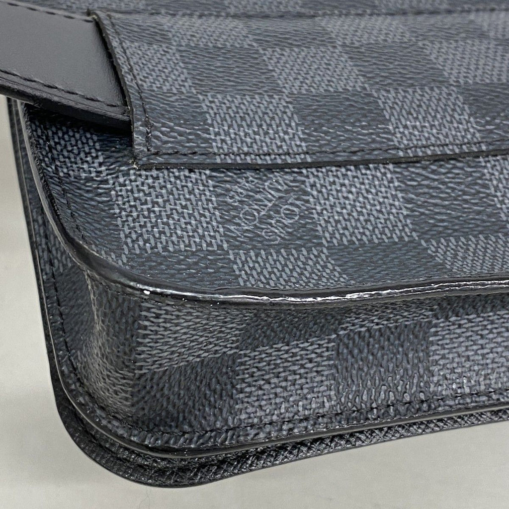 Louis Vuitton Waist Bag Damier Graphite Ceinture Pochette Homme Black — view 7