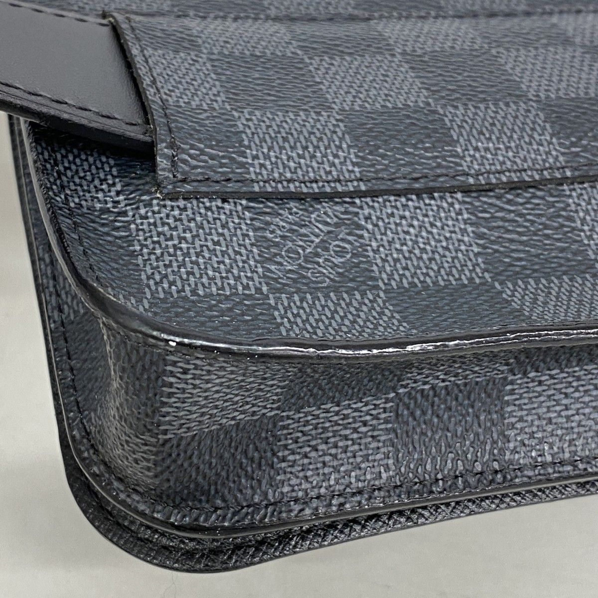 Louis Vuitton Waist Bag Damier Graphite Ceinture Pochette Homme Black — view 7