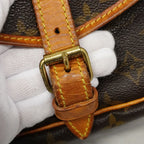 Louis Vuitton Shoulder Bag Monogram Saumur 30 Brown — view 8