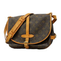 Louis Vuitton Shoulder Bag Monogram Saumur 30 Brown