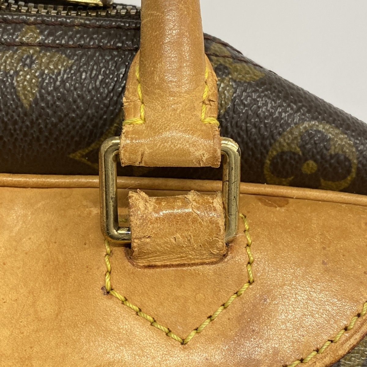 Louis Vuitton Handbag Monogram Deauville Brown — view 7
