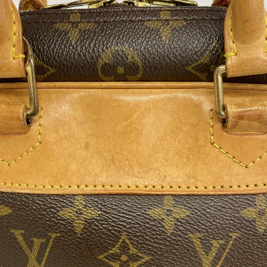 Louis Vuitton Handbag Monogram Deauville Brown — view 9