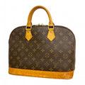 Louis Vuitton Handbag Monogram Alma Brown