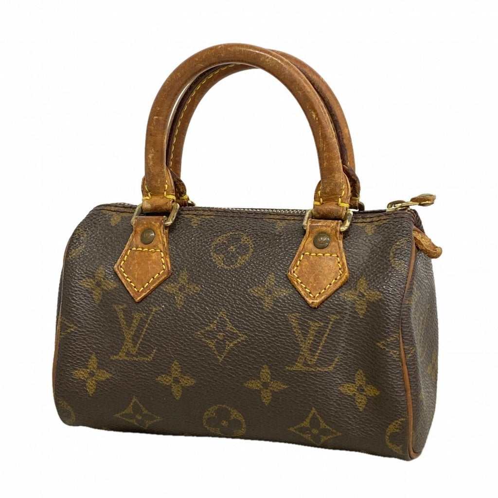 Louis Vuitton Handbag Monogram Mini Speedy Brown