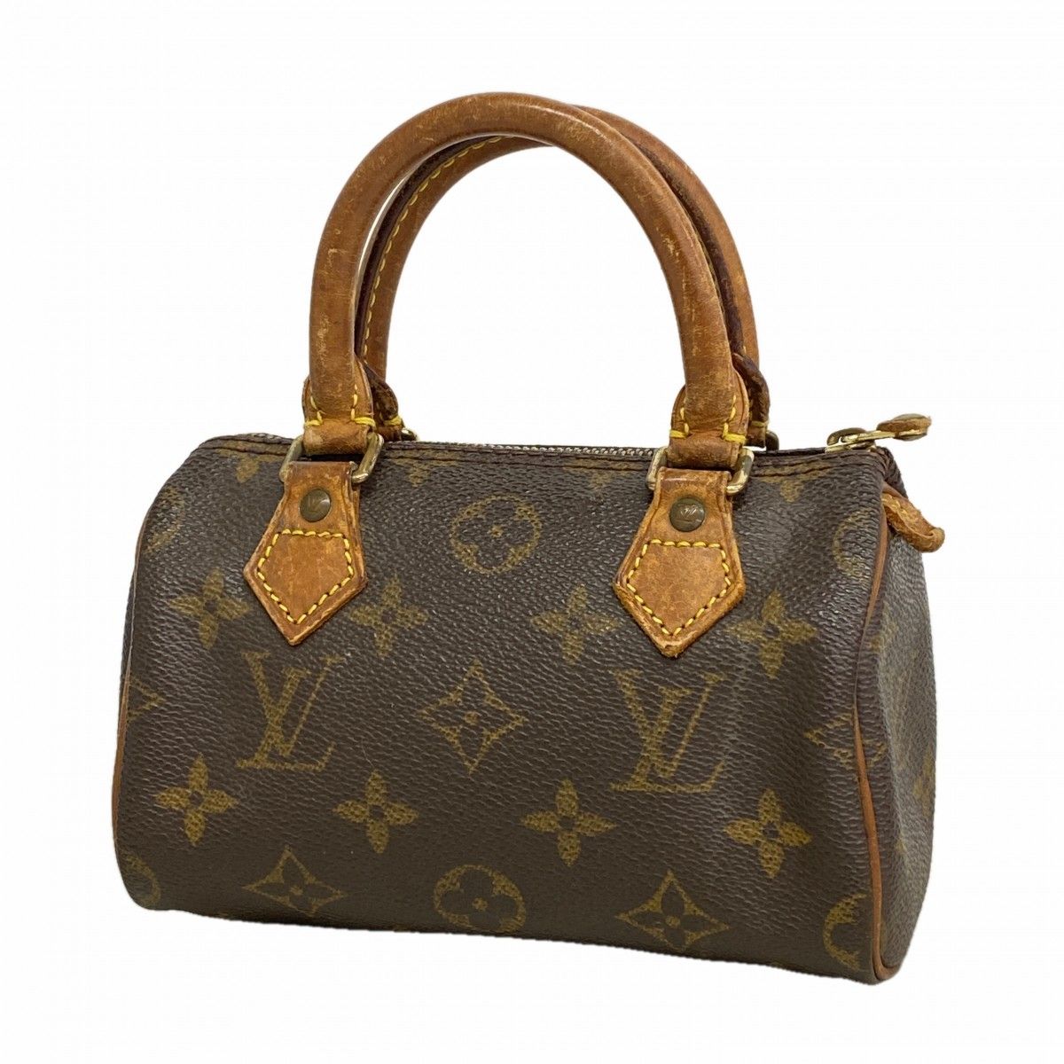 Louis Vuitton Handbag Monogram Mini Speedy Brown
