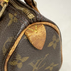 Louis Vuitton Handbag Monogram Mini Speedy Brown — view 7