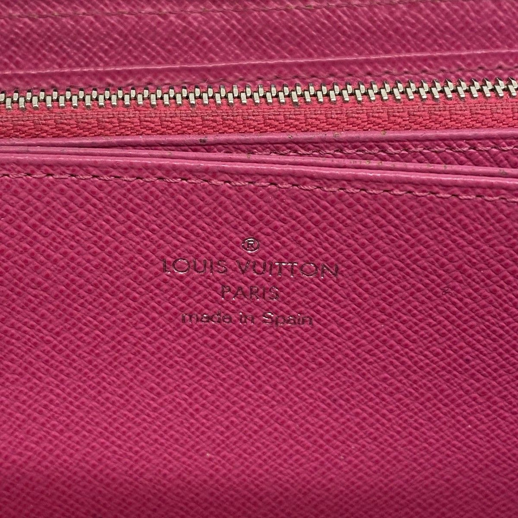 Louis Vuitton Wallet Epi Zippy Noir Hot Pink — view 4