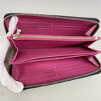 Louis Vuitton Wallet Epi Zippy Noir Hot Pink — view 3