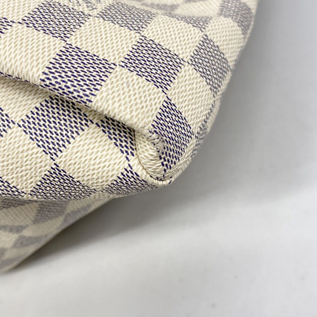 Louis Vuitton Tote Damier Azur Artsy MM White — view 6