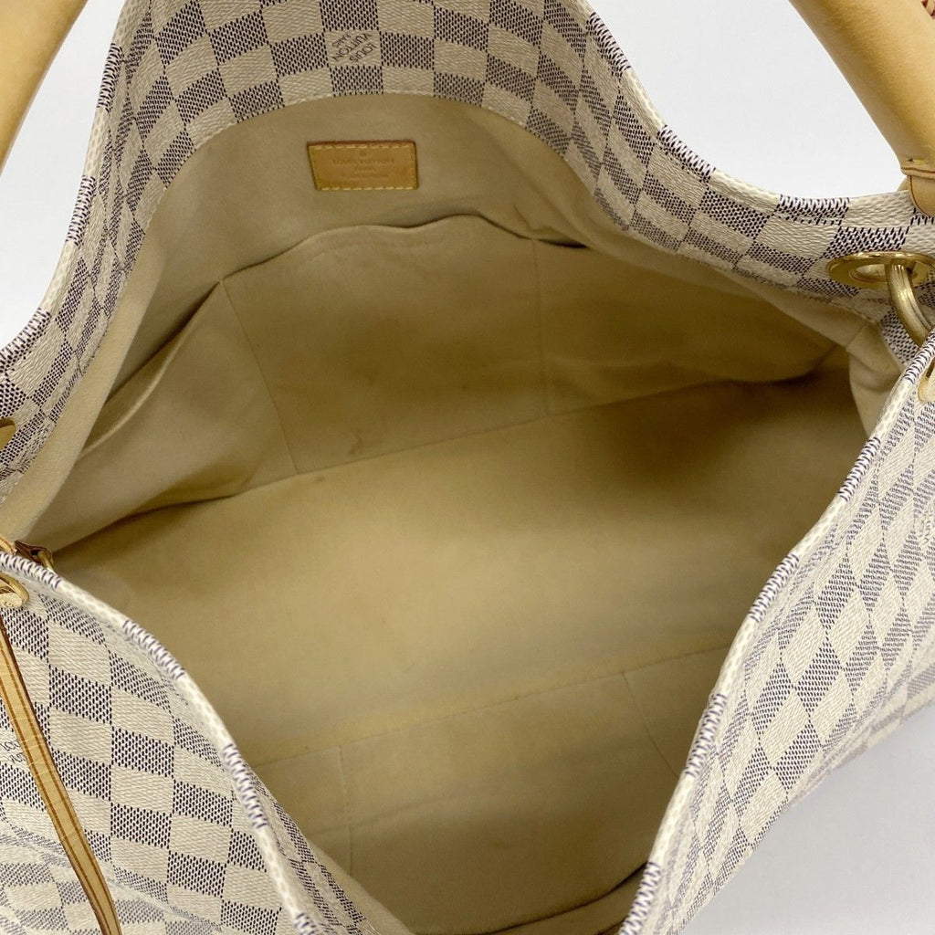 Louis Vuitton Tote Damier Azur Artsy MM White — view 4